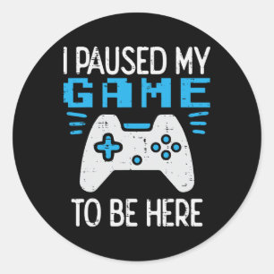 Meine Gamer-Controller-Gaming-Boys geknackt Kinder Runder Aufkleber