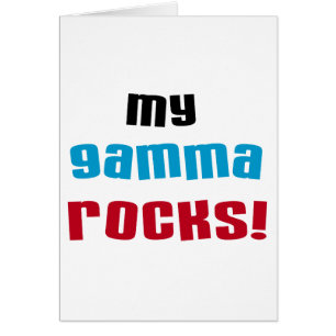 Meine Gamma Rocks T - Shirt und Geschenke