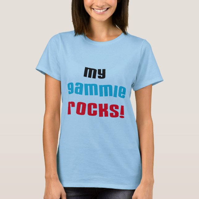 Meine Gammie Rocks T-Shirts und Geschenke (Vorderseite)