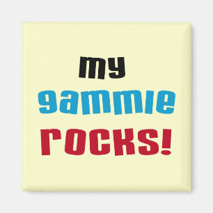 Meine Gammie Rocks T-Shirts und Geschenke Magnet