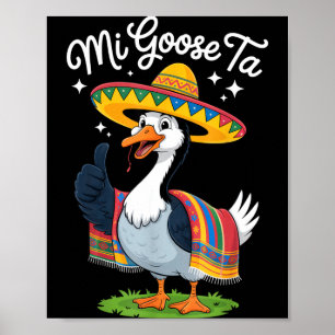 Meine Gans zu lustigen Gänseliebhabern Cinco De Ma Poster