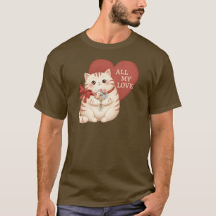 Meine ganze Liebe Tabby-Katze T-Shirt