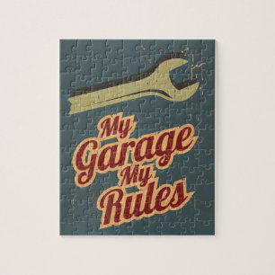 Meine Garage meine Regeln Puzzle