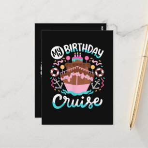 Meine Geburtstags-Kreuzfahrt-Urlaubs-Kreuzfahrt Postkarte