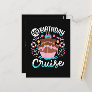 Meine Geburtstags-Kreuzfahrt-Urlaubs-Kreuzfahrt Postkarte