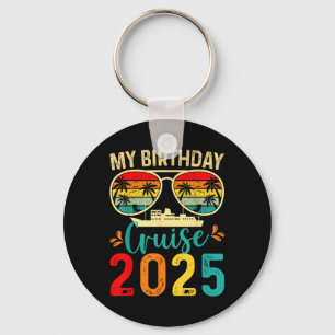 Meine Geburtstagskreuzfahrt 2025 Party Kreuzfahrt  Schlüsselanhänger