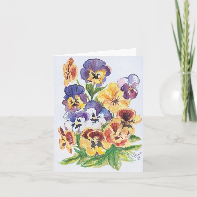 Meine Gedanken für dich, / My thoughts for you Karte (Vorderseite)