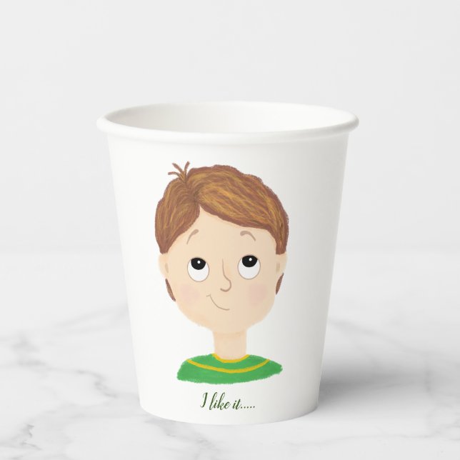 Meine Gefühle Emotionstabelle Pappbecher (Vorderseite)