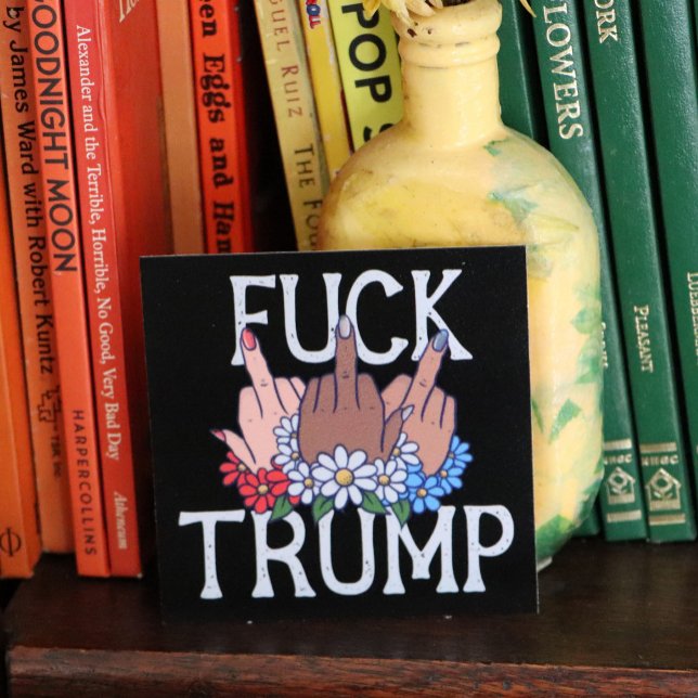 Meine Gefühle zu Donald Trump United stehen wir au Poster (Von Creator hochgeladen)