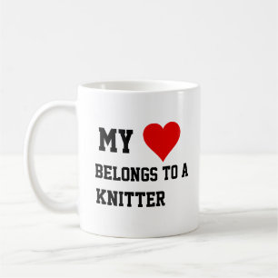 Meine gehört einer Strickerin Tasse