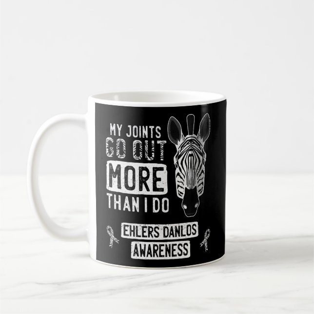 Meine Gelenke gehen aus Ehlers-Danlos Syndrom Eds  Kaffeetasse (Links)