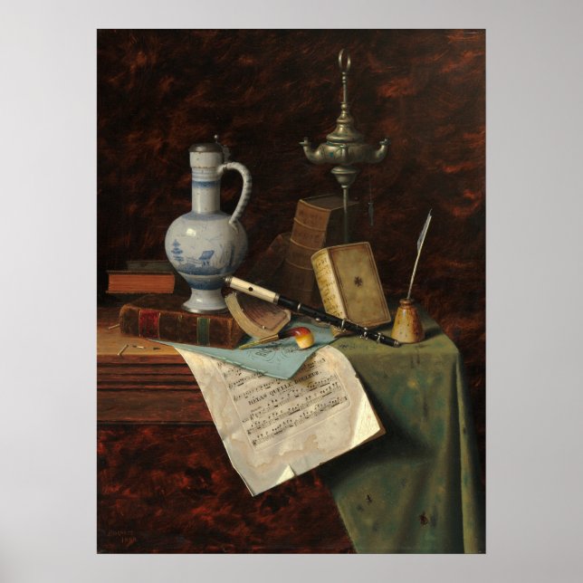 Meine Gemis - William Harnett Fine Art Poster (Vorne)