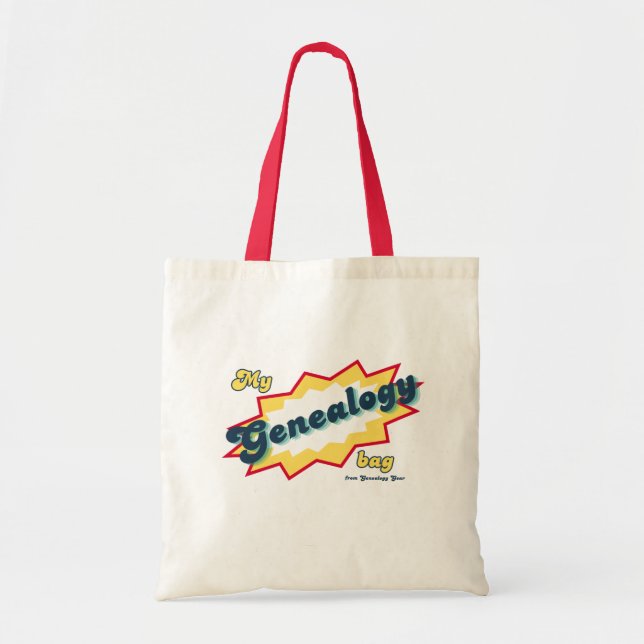 Meine Genealogie-Tasche Tragetasche (Vorne)