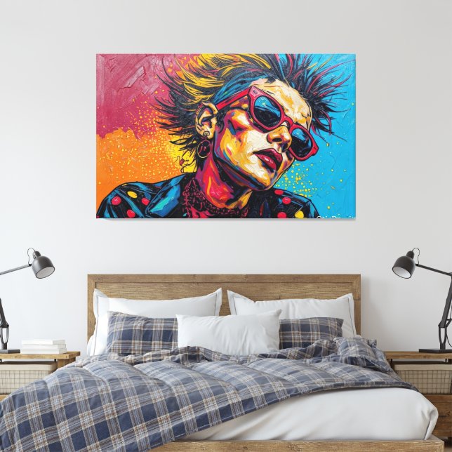 MEINE GENERATION JETZT LEINWANDDRUCK (Insitu (Schlafzimmer))