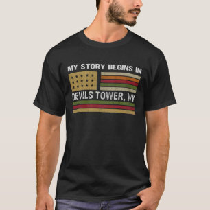 Meine Geschichte beginnt mit DEVILS TOWER WY T-Shirt
