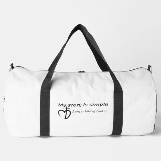 Meine Geschichte ist einfach Duffle Bag