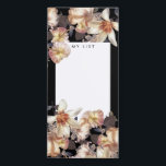 meine geschmückten Blumen Magnetischer Notizblock<br><div class="desc">Meine geschmückten Florale Magnetic Notepad ・ To Do Lists ・ Message Board ・ Lebensmittelliste ・ Einkaufsliste ・ Kalender ・ Personalisiert ・ Familie ・ Echte Blume ・ Lebensmittelliste ・ Essensplan ・ Erinnerung ・ Moderne ・ Farbenfrohe</div>
