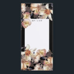 meine geschmückten Blumen Magnetischer Notizblock<br><div class="desc">Meine geschmückten Florale Magnetic Notepad ・ To Do Lists ・ Message Board ・ Lebensmittelliste ・ Einkaufsliste ・ Kalender ・ Personalisiert ・ Familie ・ Echte Blume ・ Lebensmittelliste ・ Essensplan ・ Erinnerung ・ Moderne ・ Farbenfrohe</div>