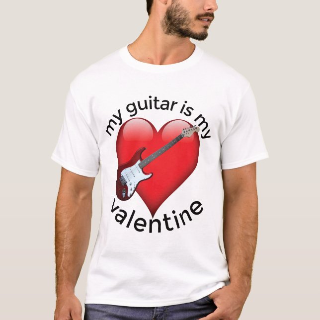 Meine Gitarre ist meine Valentine T-Shirt (Vorderseite)