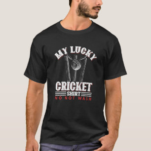 Meine Glückliche Cricket Player Trainer Sportgrafi T-Shirt