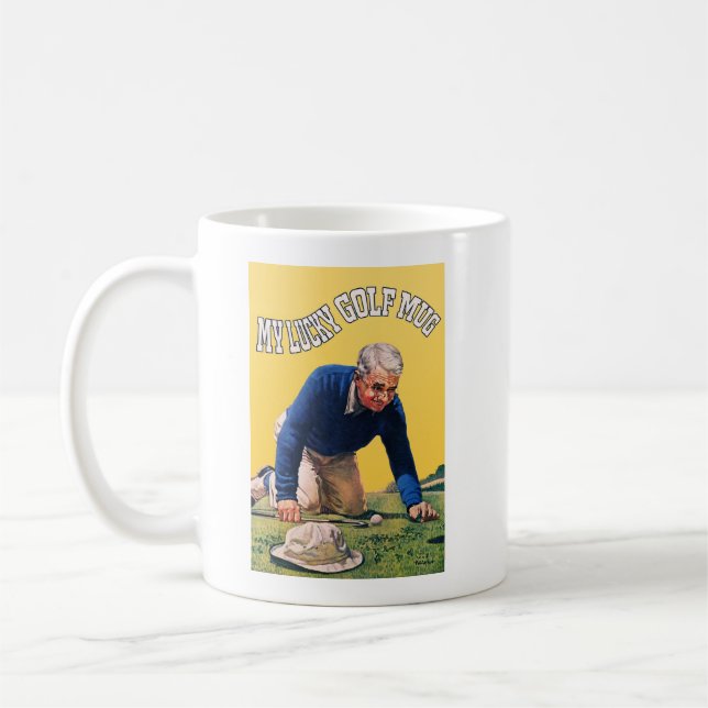 Meine glückliche Golf-Tasse Kaffeetasse (Links)