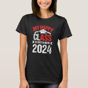 Meine glückliche Klasse ist hier 2024 Abschluss Se T-Shirt