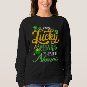 Meine glücklichen Charme nennen mich Nonna Happy S Sweatshirt