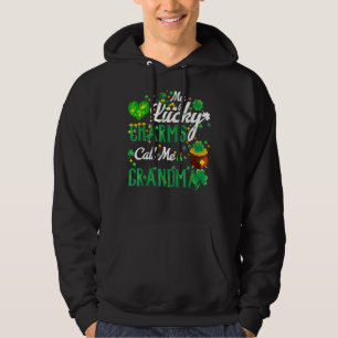 Meine glücklichen Charme nennen mich Oma St Patric Hoodie