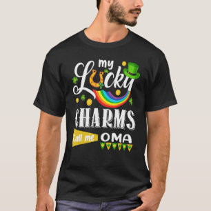 Meine glücklichen Charme nennen mich Oma St Patric T-Shirt