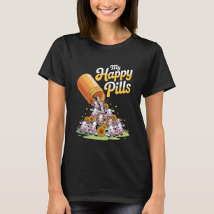 Meine glücklichen Pillen Kuh Liebhaber Fröhliche S T-Shirt