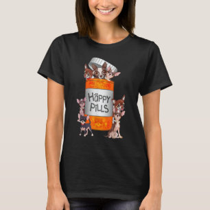 Meine glücklichen Tabletten sind Chihuahuas Funny T-Shirt