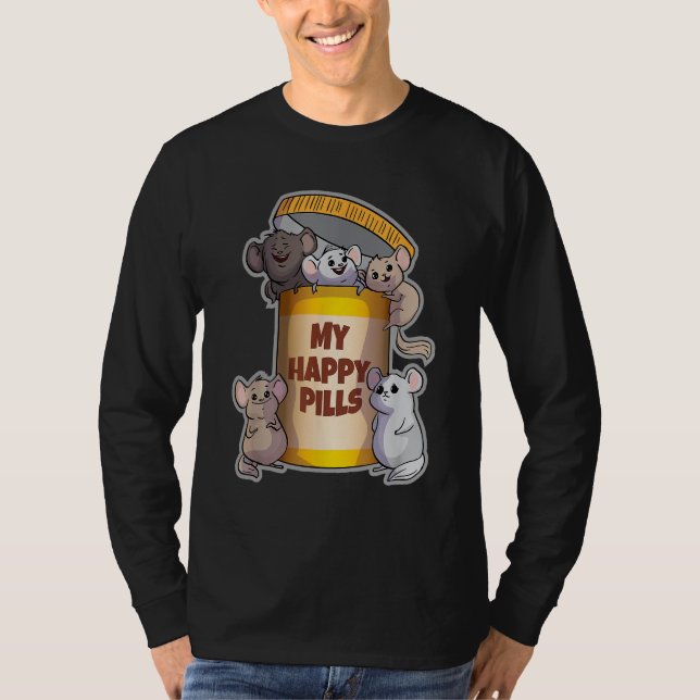 Meine glücklichen Tabletten T-Shirt (Vorderseite)