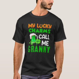 Meine Glücksbringer nennen mich Granny Oma Beer St T-Shirt