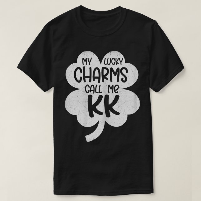Meine Glücksbringer nennen mich Kk St Patricks Day T-Shirt (Design vorne)