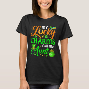 Meine Glücksbringer nennen mich Tante Niedlich St T-Shirt