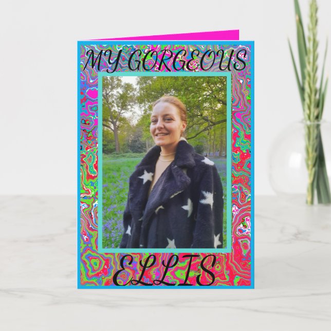 MEINE GORGEOUS SON / DAUGHTER Grußkarte Karte (Vorderseite)