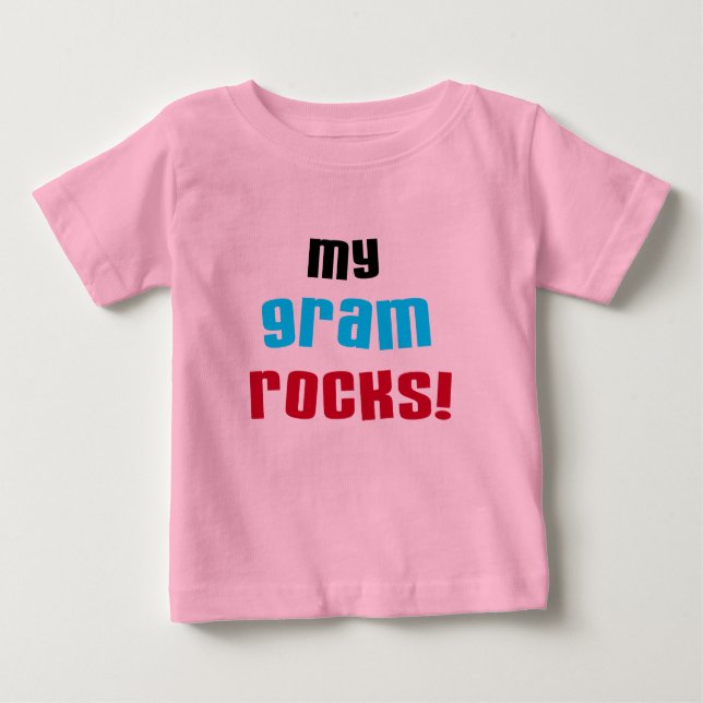 Meine Gram Rocks T - Shirt und Geschenke (Vorderseite)