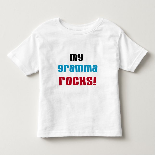 Meine Gramma Rocks T - Shirt und Geschenke (Vorderseite)