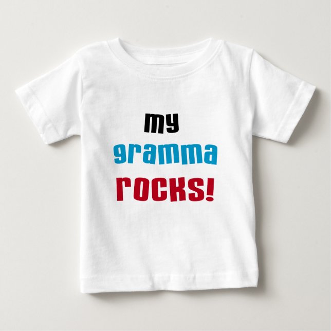 Meine Gramma Rocks T - Shirt und Geschenke (Vorderseite)