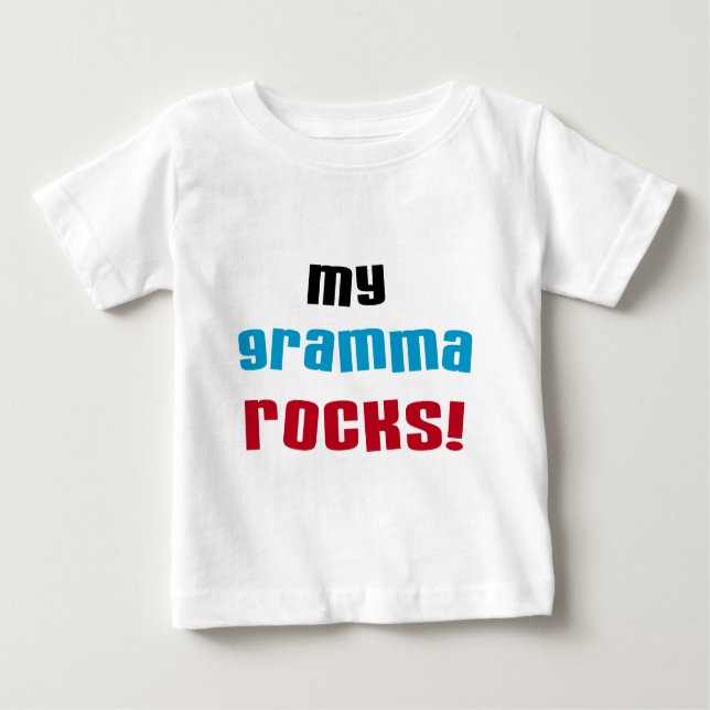 Meine Gramma Rocks T - Shirt und Geschenke (Vorderseite)