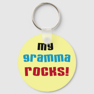 Meine Gramma Rocks T - Shirt und Geschenke Schlüsselanhänger
