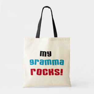 Meine Gramma Rocks T - Shirt und Geschenke Tragetasche