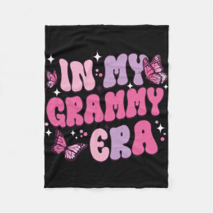 Meine Grammy Era Funny Butterfly Groovy Retro Mütt Fleecedecke