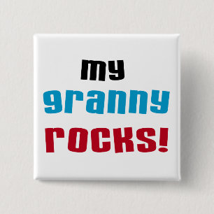 Meine Granny Rocks T Shirts und Geschenke Button