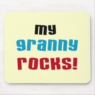 Meine Granny Rocks T Shirts und Geschenke Mousepad