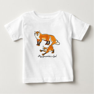 Meine graunties ein Fuchs! Niedliche Fuchsgraphik Baby T-shirt