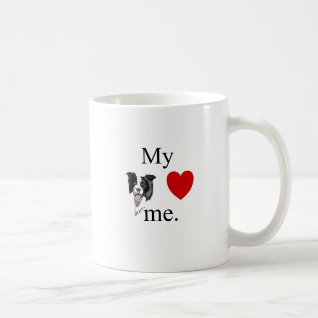 Meine Grenzcollie-Lieben ich Tasse (Rechts)