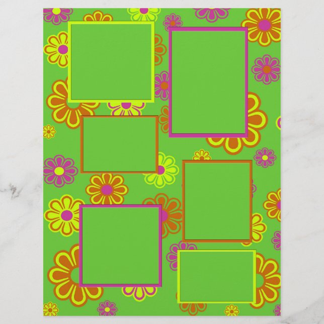 Meine Groovy Life Scrapbook-Seiten (Vorderseite)