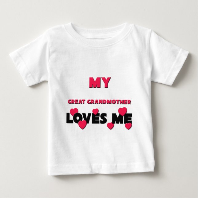 Meine große Großmutter-Liebe Baby T-shirt (Vorderseite)