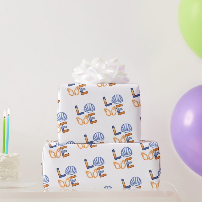 Meine große Liebe: das Meer Geschenkpapier (Partygeschenke)